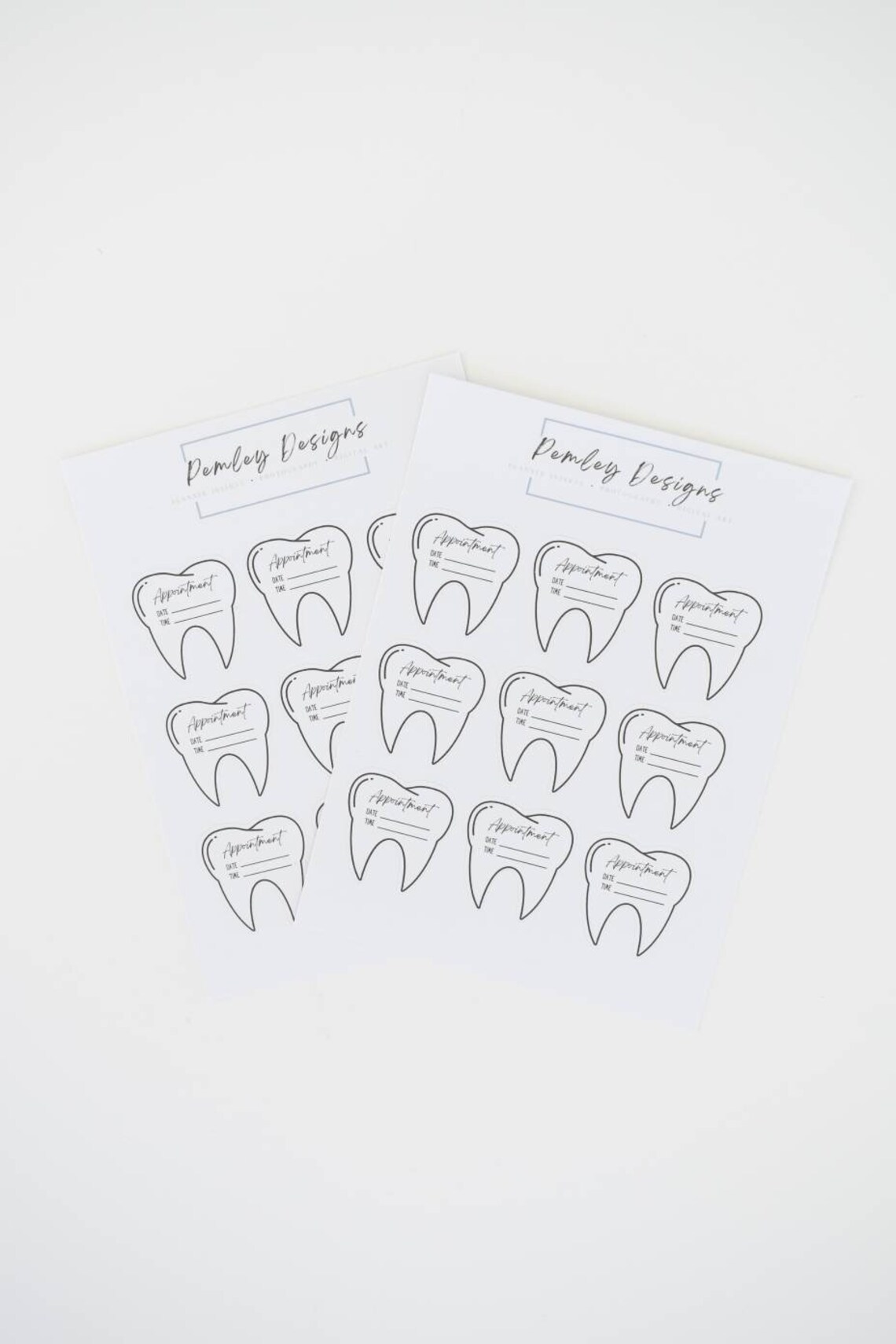 Dentist Appointment Planner Sticker Sheet, Life Planning Stickers ...