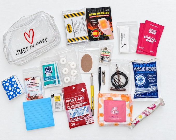 CUSTOMIZED Just In Case Kit – Everyday Essentials for Your Car, Purse, or Travel
