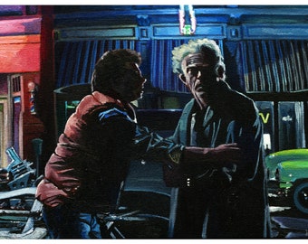 Items Similar To Back To The Future Back To The Future Fan Art