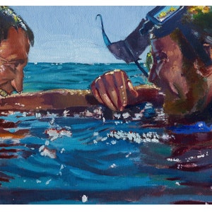 Quinten? Jaws-kunstafdruk