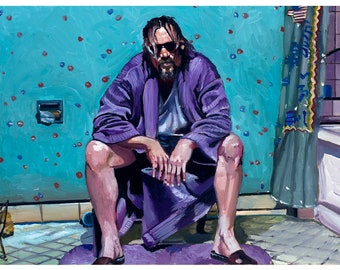 The Big Lebowski Bathroom Art Prints