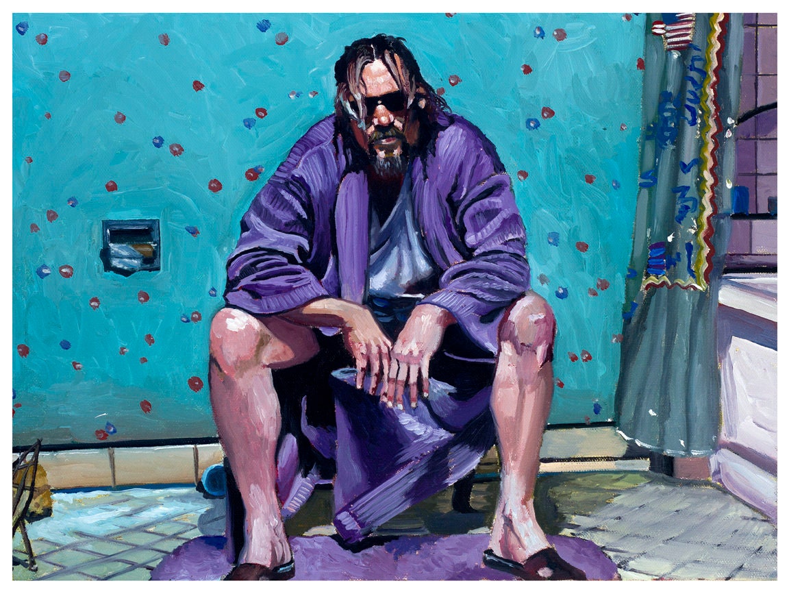 The Big Lebowski Bathroom Art Prints Etsy UK