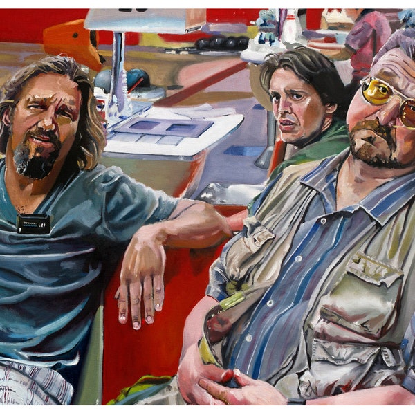 Big Lebowski Bowling Alley Art Prints -Great Gift Idea for The Dude in your crew
