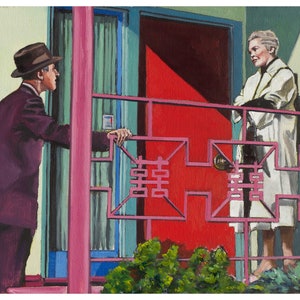 Alfred Hitchcocks Vertigo Art Print