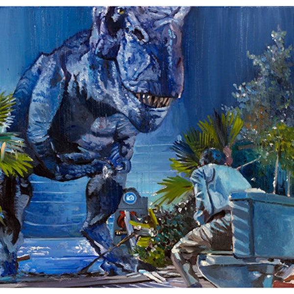 When you gotta go, Jurassic Park Art Print