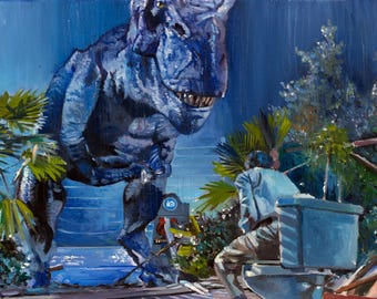 When you gotta go, Jurassic Park Art Print