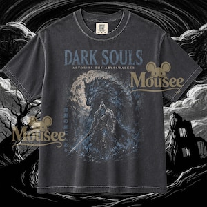 Comfort Colors Dark Souls t-shirt, retro spelgrafik, unisex-tröja för gamers RN01