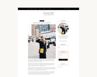 Chic Feminine WordPress Theme | Website Template | Blog | Chloe (Simple) | Kadence