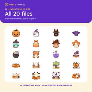 Spooky Halloween Clip Art — 20 Transparent PNGs image 9