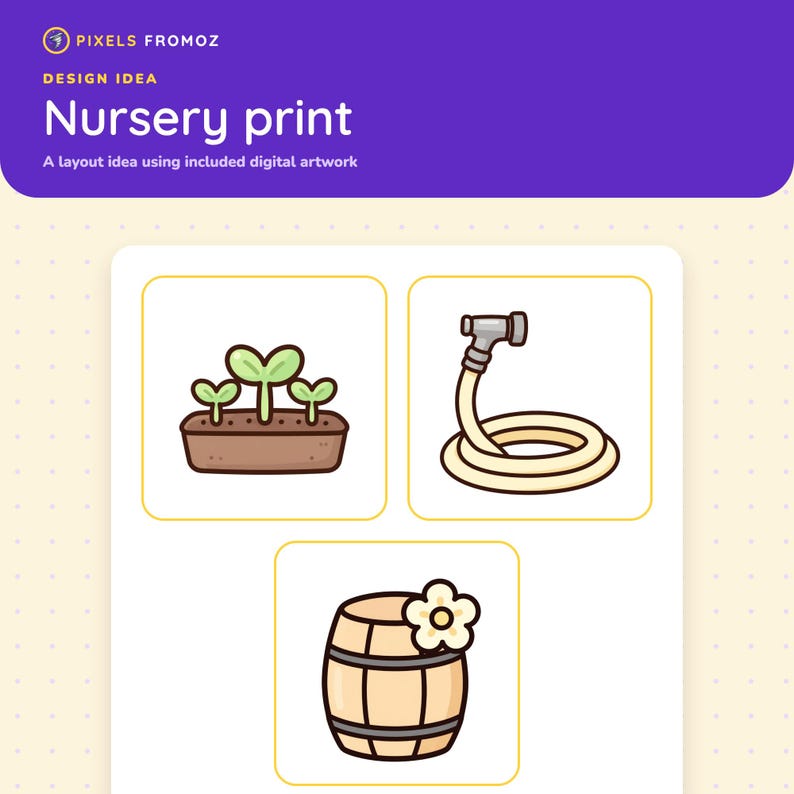 Iconos PNG para planificador de jardines, 20 símbolos de jardinería para diarios (descarga digital) imagen 5