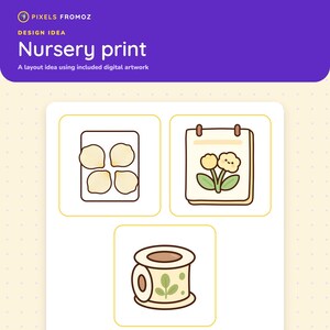 Pressed Flower Journal Elements PNG, 20 Botanical Scrapbook Designs image 5