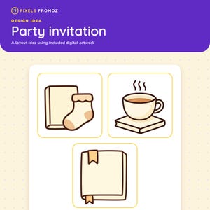 Book Lover Reading Sticker Clip Art PNG, 20 Cozy Reading Designs image 6