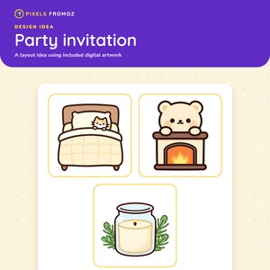 Winter Cozy Home Clip Art PNG, 20 Warm Hygge Holiday Designs image 6