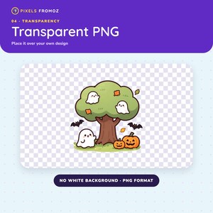 Spooky Halloween Clip Art — 20 Transparent PNGs image 7