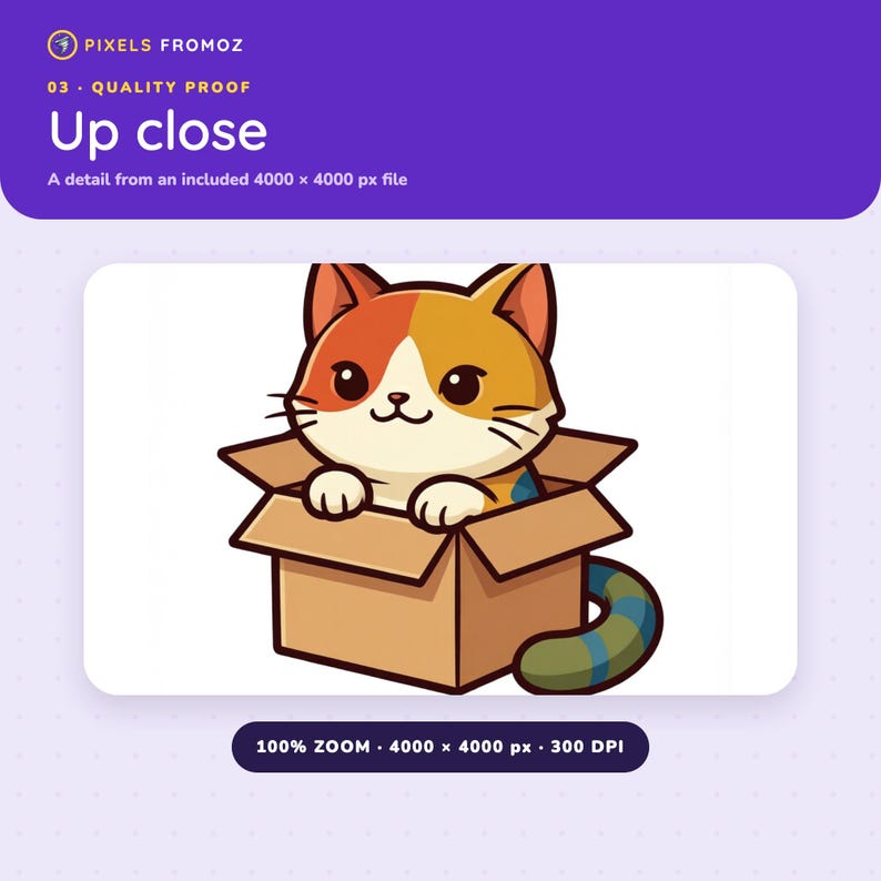 Kawaii Cat PNG Clip Art Set, 20 Illustrations with Props (Digital Download) image 9