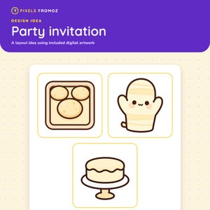 Images clipart PNG de cuisine à thème pâtisserie, 20 créations culinaires (téléchargement numérique) image 6