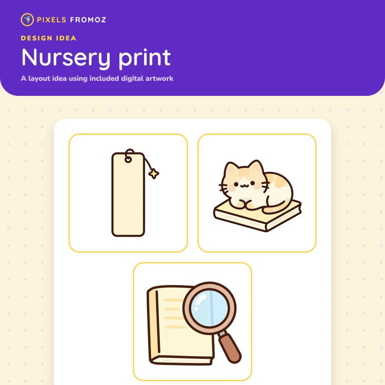 Book Lover Reading Sticker Clip Art PNG, 20 Cozy Reading Designs image 5