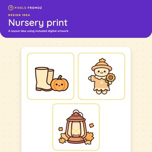 Autumn Harvest Clip Art PNG, 20 Cozy Fall Pumpkins and Harvest Designs image 5