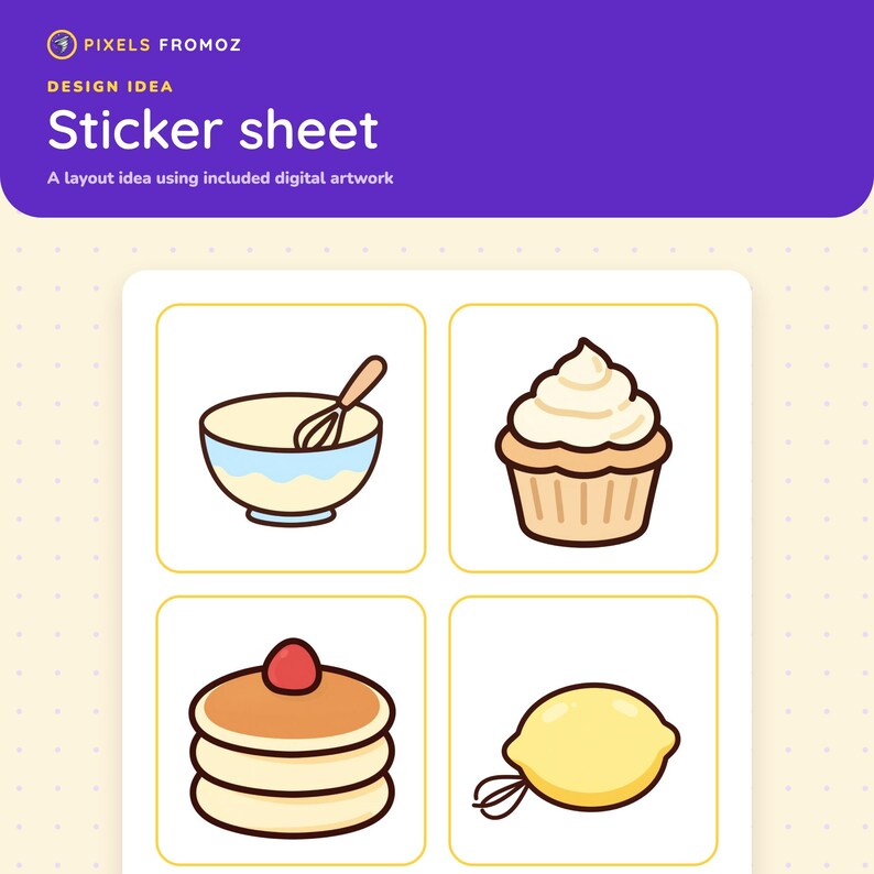 Images clipart PNG de cuisine à thème pâtisserie, 20 créations culinaires (téléchargement numérique) image 7