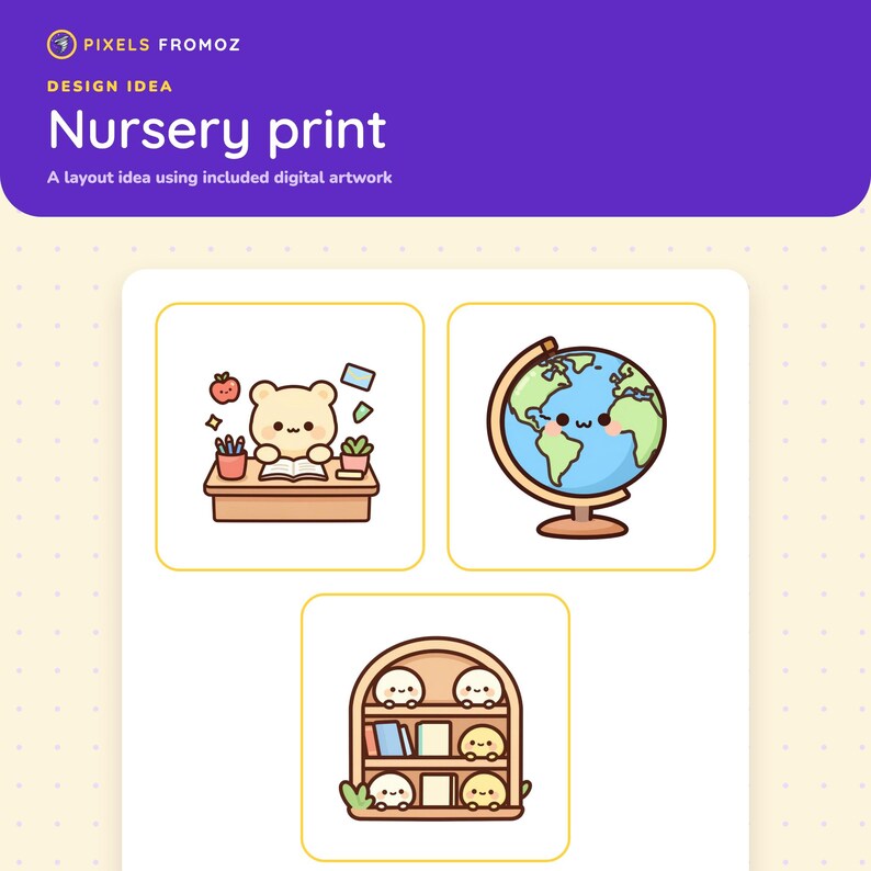 Imagens Kawaii para Sala de Aula – Materiais Escolares, Agendas para Professores (20 PNGs) imagem 4