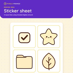 20 Functional Planner Icons, Productivity Symbols (Digital Download) image 7