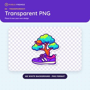 Imágenes prediseñadas PNG de una tienda de conveniencia intergaláctica de plantas de interior, 20 diseños cósmicos imagen 8