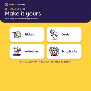 Dog Superhero Clip Art PNG, 20 Original Canine Hero Designs image 3