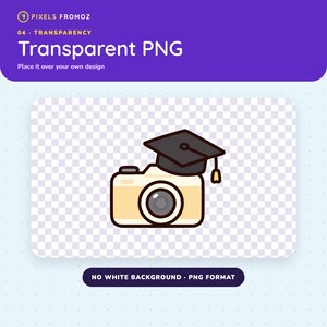 Graduation Celebration Clip Art PNG, 20 Original Party Designs image 8