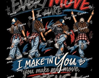 Every Move I Make Christian PNG, Worship Shirt Design, Jesus Faith Graphic, Christian T-Shirt PNG, Retro Worship Digital Download