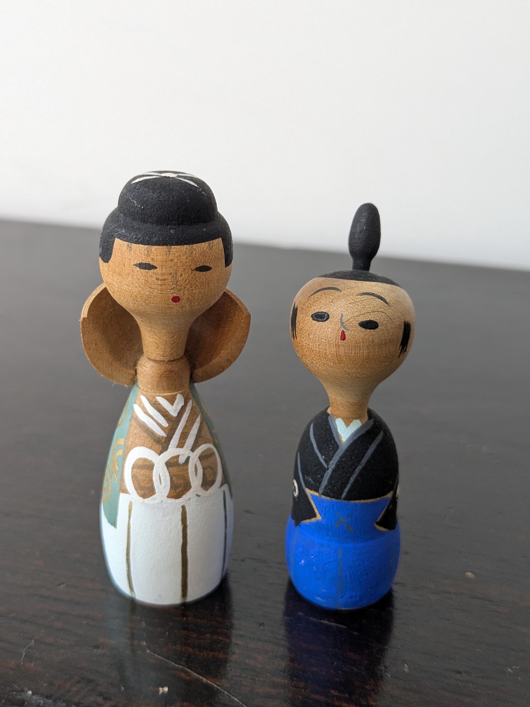 Vintage Mini Kokeshi Dolls - Etsy