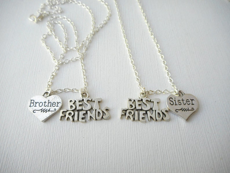 2 Frère Sœur Les Meilleurs Amis Des Colliers Cadeau De Frère Et Soeur Soeur Frère Beau Frère Frère De Mariage Fête Correspondance Bro Sis
