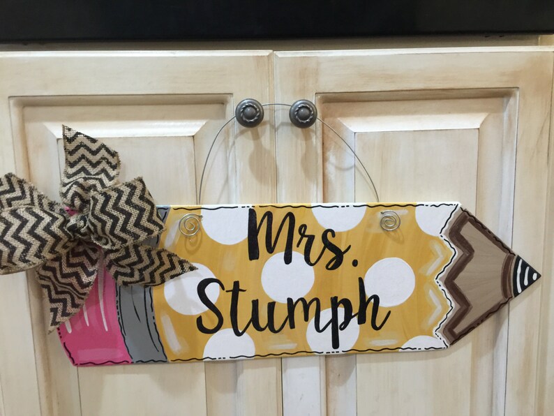 Pencil door hanger
