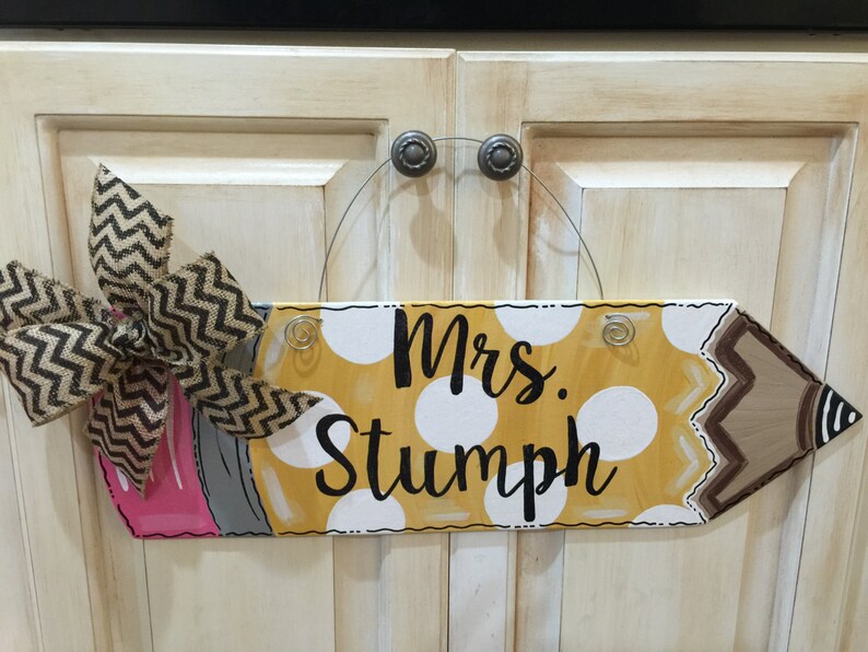 Pencil door hanger