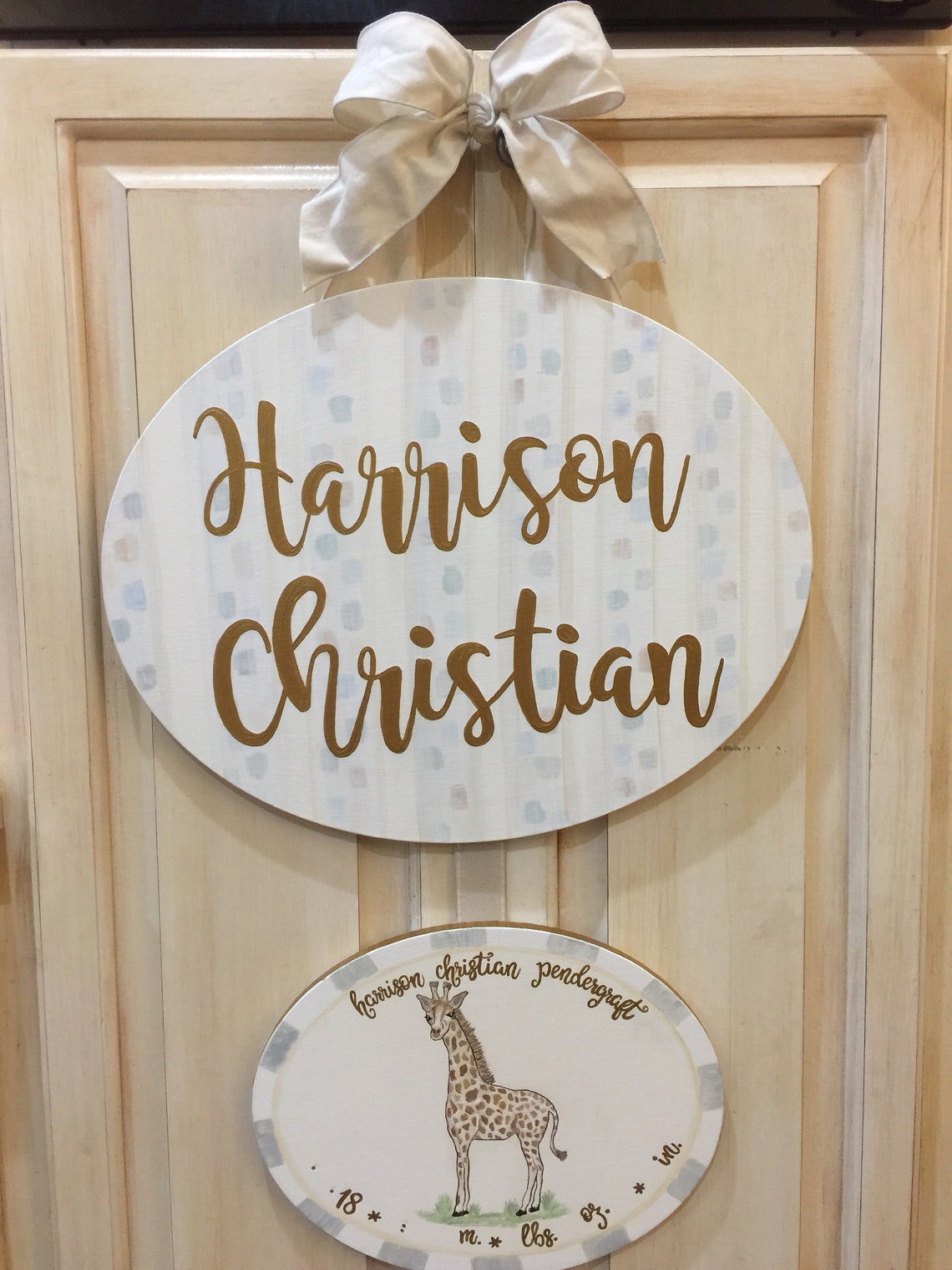 Baby Door Hanger Etsy