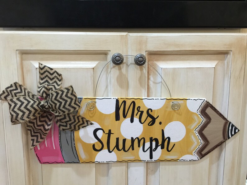 Pencil door hanger