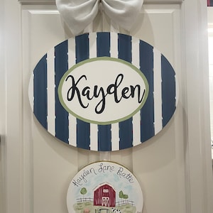 Farm Baby Door Hanger