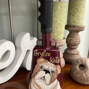 Custom Hand Painted MS Cowbell