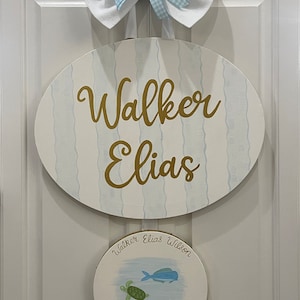 Under the Sea Baby Door Hanger