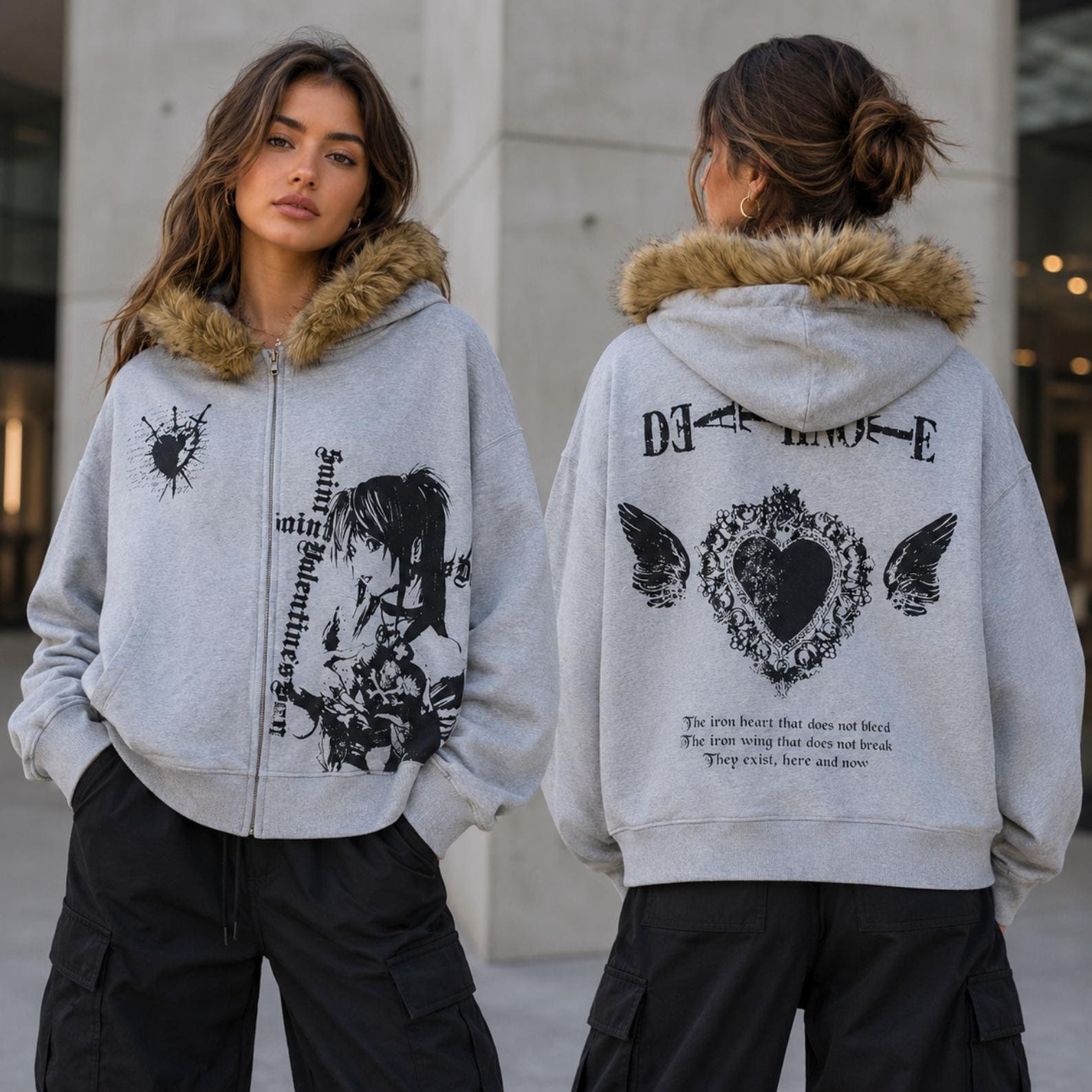 Y2k Fur Jacket - Etsy Norway