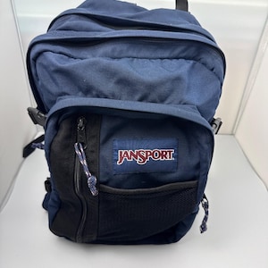 Jansport Backpack 90s Jansport Blue Backpack - Etsy
