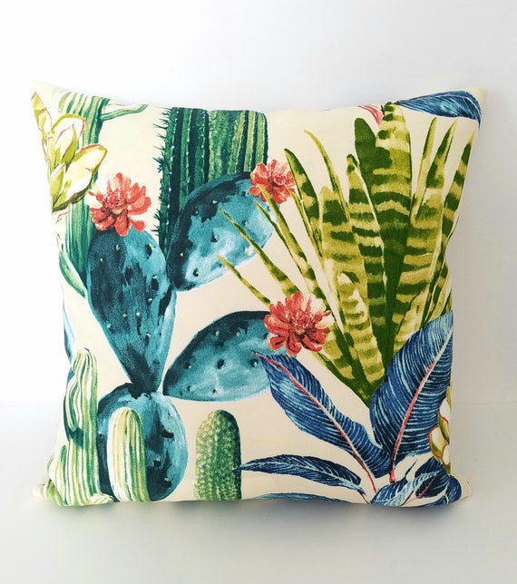Cactus Pillow Desert Pillow Southwest Pillow Decorative Etsy