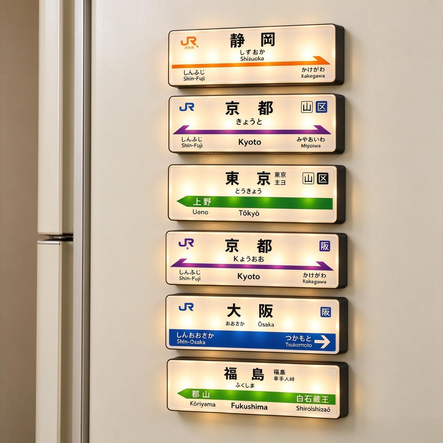 Japan Train Station Signs - Etsy