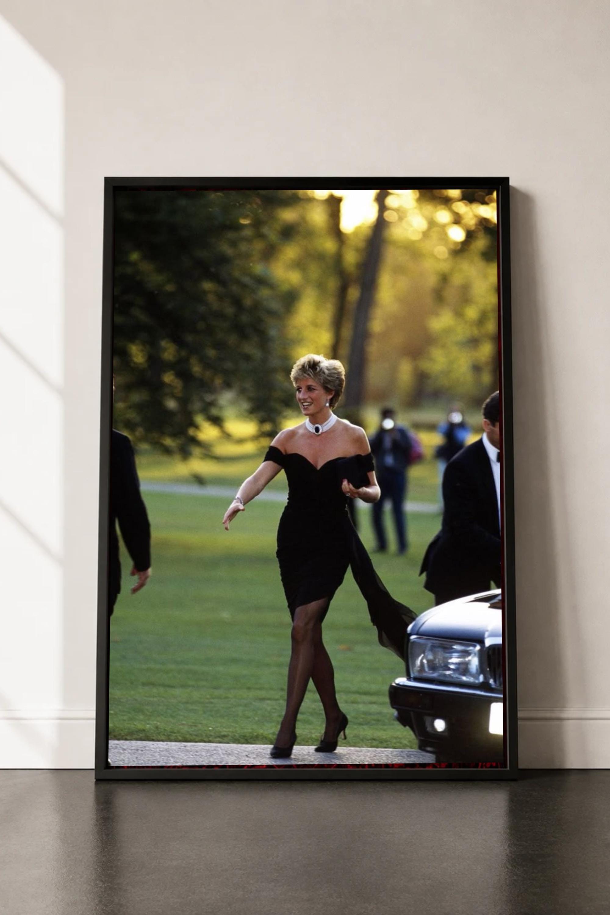 princess diana black mini dress Size:OS Color_Beige black long sleeve plus