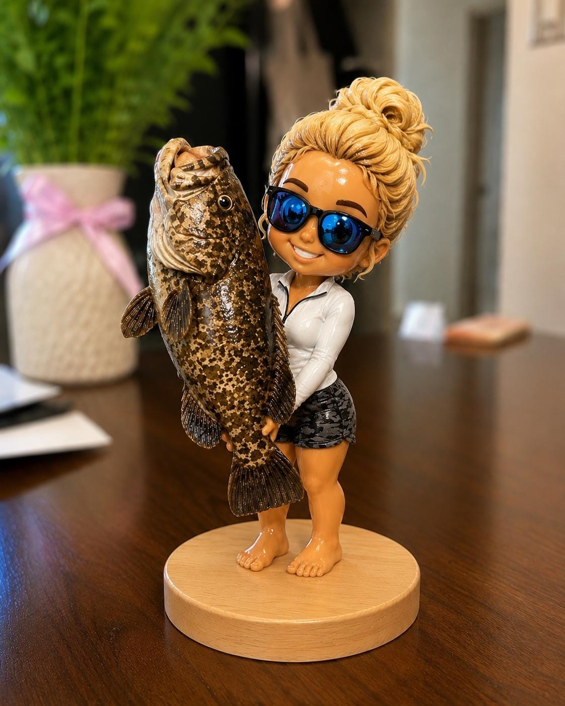 Fisherwoman Figurine - Etsy