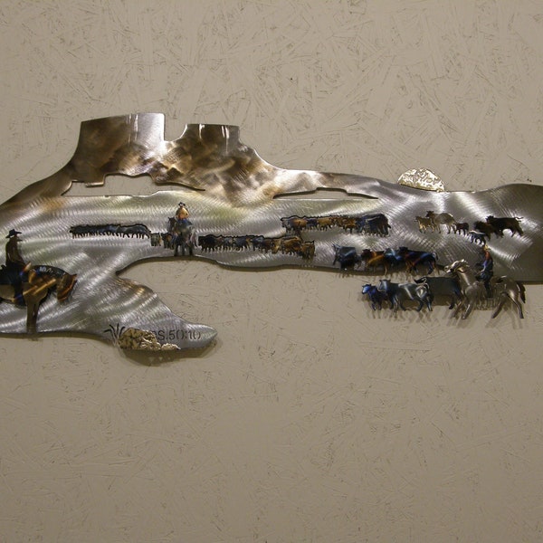 Metal Wall Sculpture Etsy