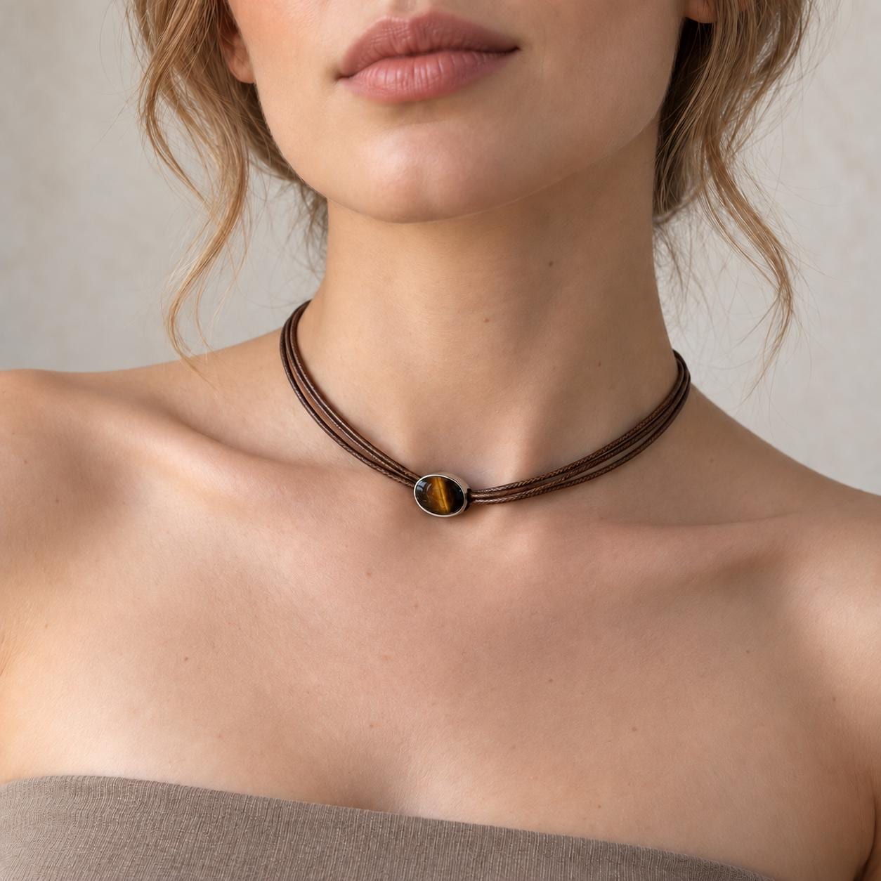 Leather Native Necklace - Etsy