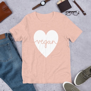 Vegan Heart - Short-Sleeve Unisex T-Shirt