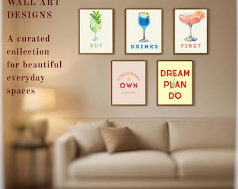 Set van 26 printbare wanddecoraties | Moderne minimalistische wanddecoratie | Digitale download | Galerijwandprints