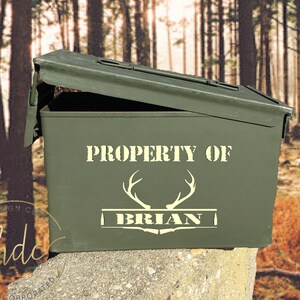 Personalized Ammo Can/Groomsman Gifts/Best Man Gifts/Hunter Ammo Box/Ammunition Can/Ammunition Case/Groomsman Set/Groomsman Gift/ image 5