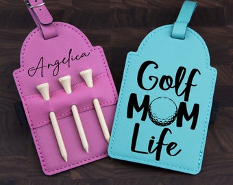 Golf Bag Tag - Personalized Golf Gifts woman - Custom Golf Accessories - Mothers day gift - Gifts for Mom - Golf Gifts